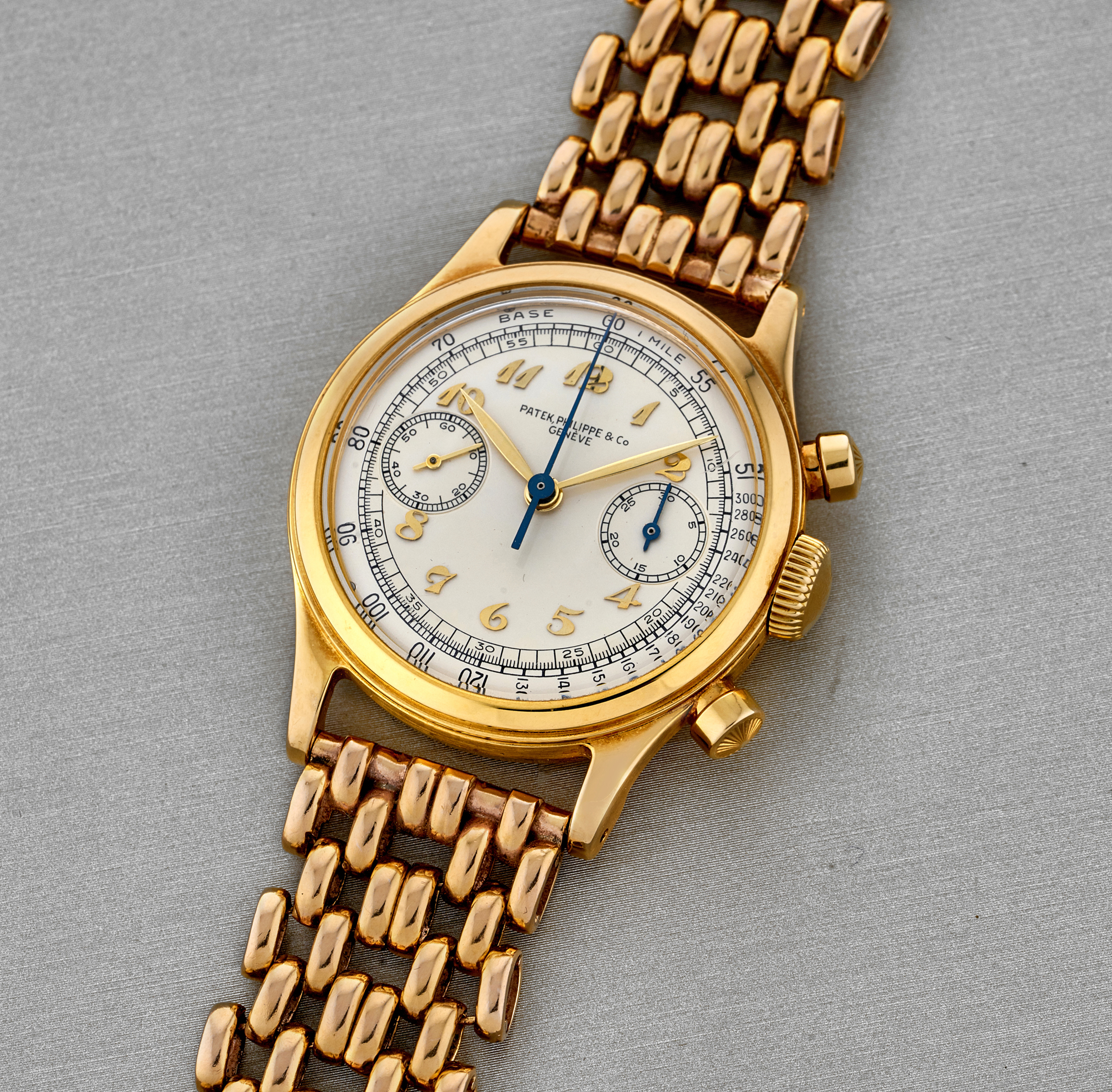 Patek Philippe. 18k gold ref. 1463J  - Manufactured in 1946 and sold in 1947
