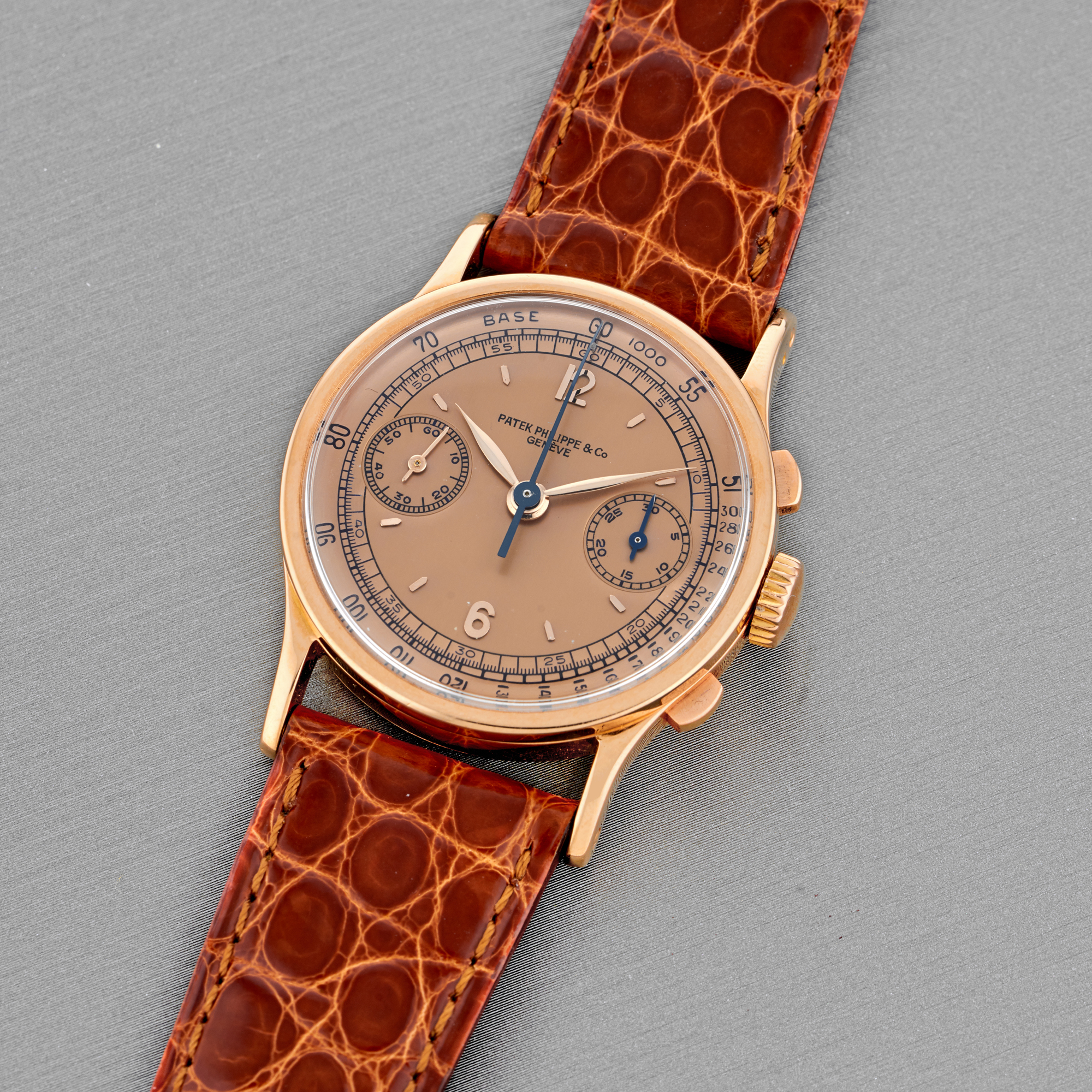 Patek Philippe. 18k rose gold ref.533R, manufactured in 1942 and sold in 1943