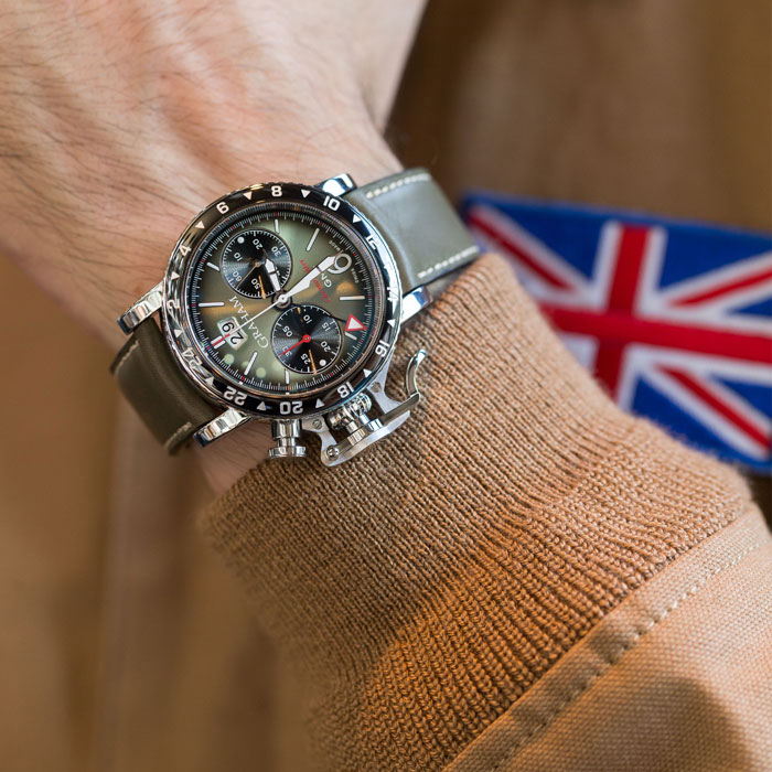 Graham man with Chronofighter Vintage GMT