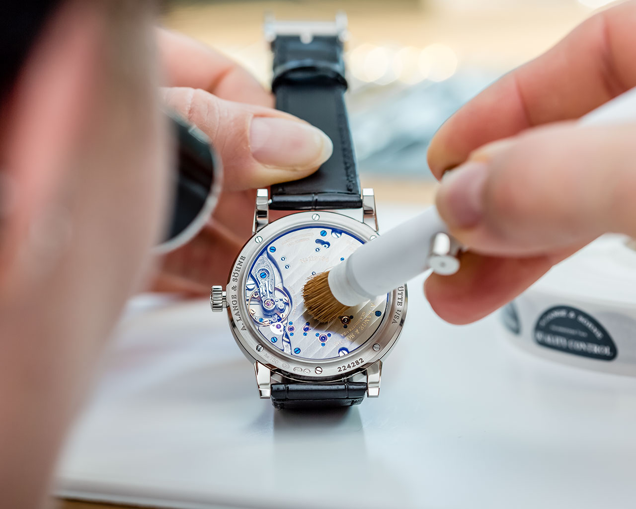 The timepiece undergoes rigorous tests of functional integrity and precision, which may last for several weeks. 