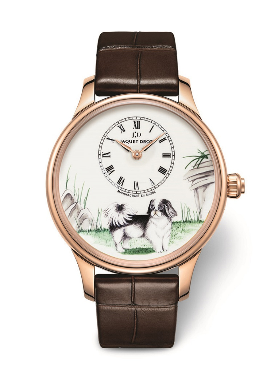 Limited to 28 pieces each, the Petite Heure Minute Dog and the Petite Heure Minute Relief Dog are a true representation of the traditional Chinese folklore. Inspired by nature, the two variations are gender-neutral timepieces. 