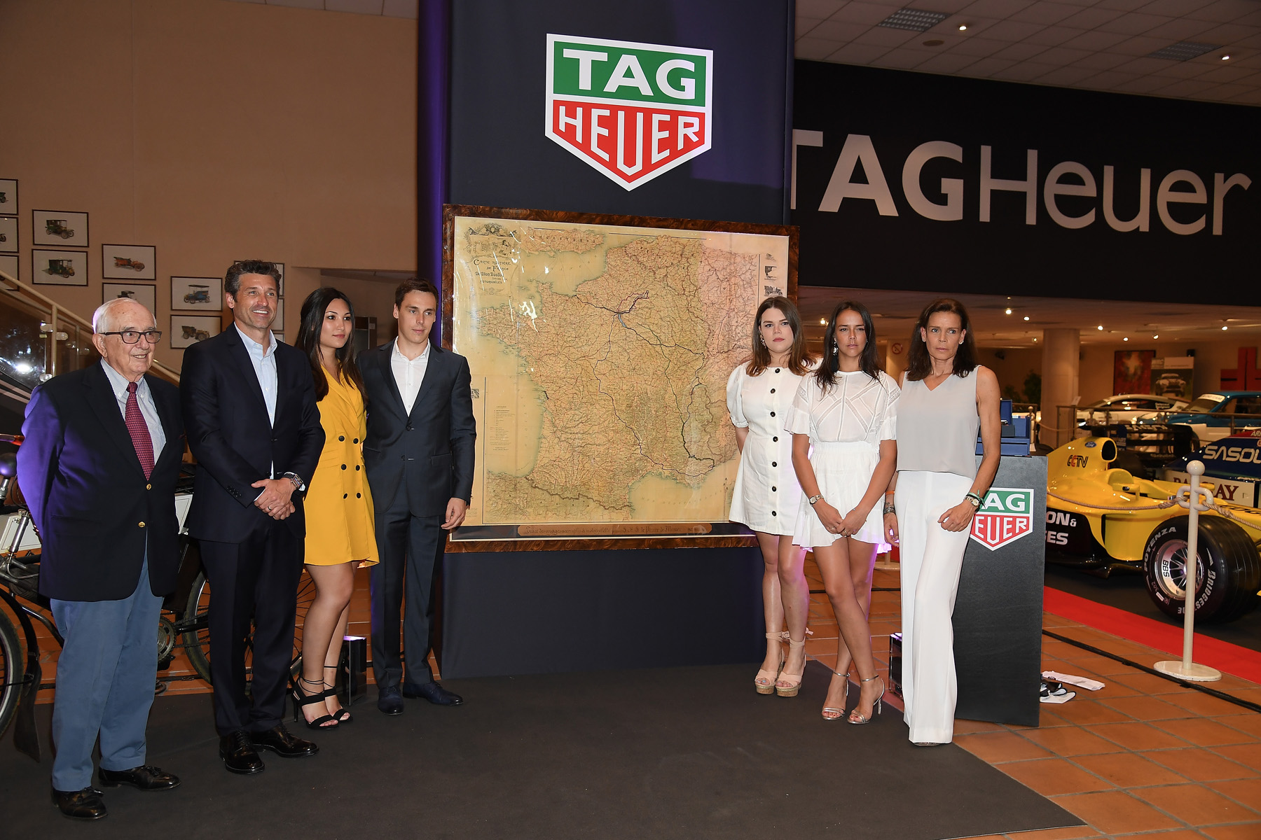 TAG Heuer reveal of the map of Albert 1