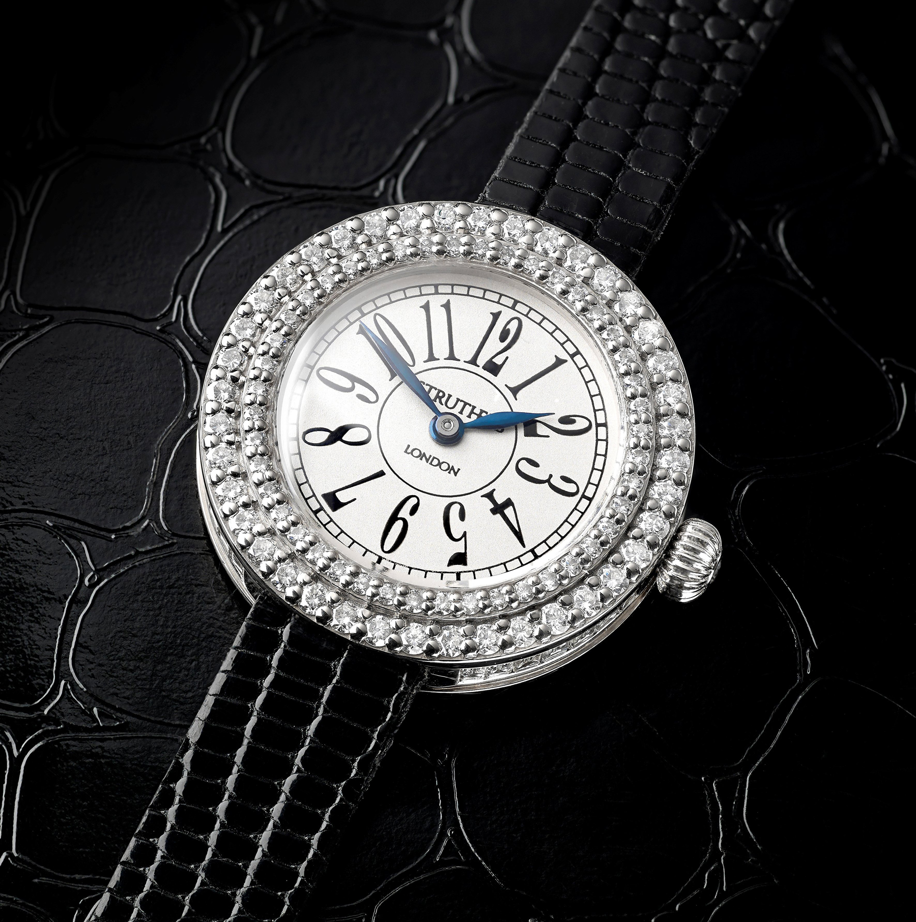 Struthers diamond watch front.