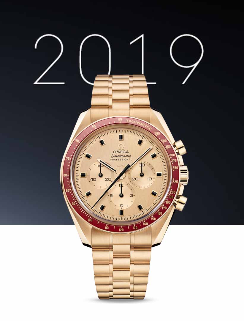 Omega celebrates the golden anniversary with the new  Speedmaster Apollo 11 50th Anniversary  Edition, limited to, 1,014 pieces.