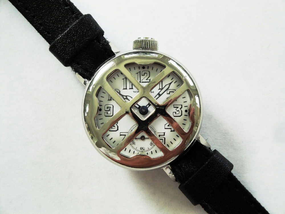 Many soldiers in World War I preferred a quickly readable watch on the wrist to a timepiece safely tucked away in a pocket of their uniform jacket. One consequence of this was that after the Great War ended, the wristwatch became popular among men, many of whom had formerly belittled it as a feminine accessory. Wristwatches worn by soldiers on the front lines were typically equipped with protective grids to cover their crystals, which were not yet shatterproof.