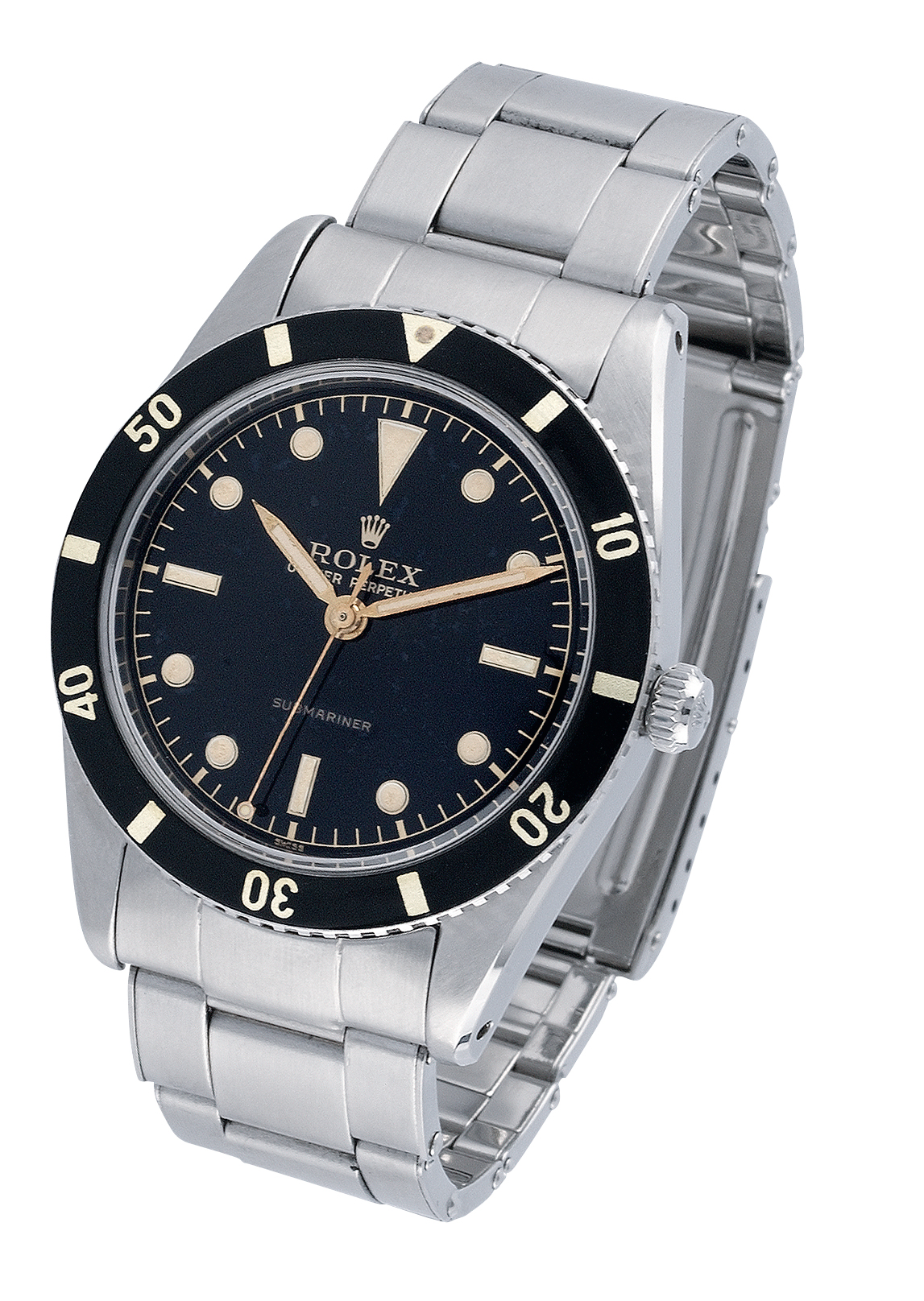 Hardly any model has influenced the watch world as strongly – and has been copied as often – as Rolex’s Submariner. Its debut in 1953 inaugurated the era of round, watertight, sporty, self-winding watches.