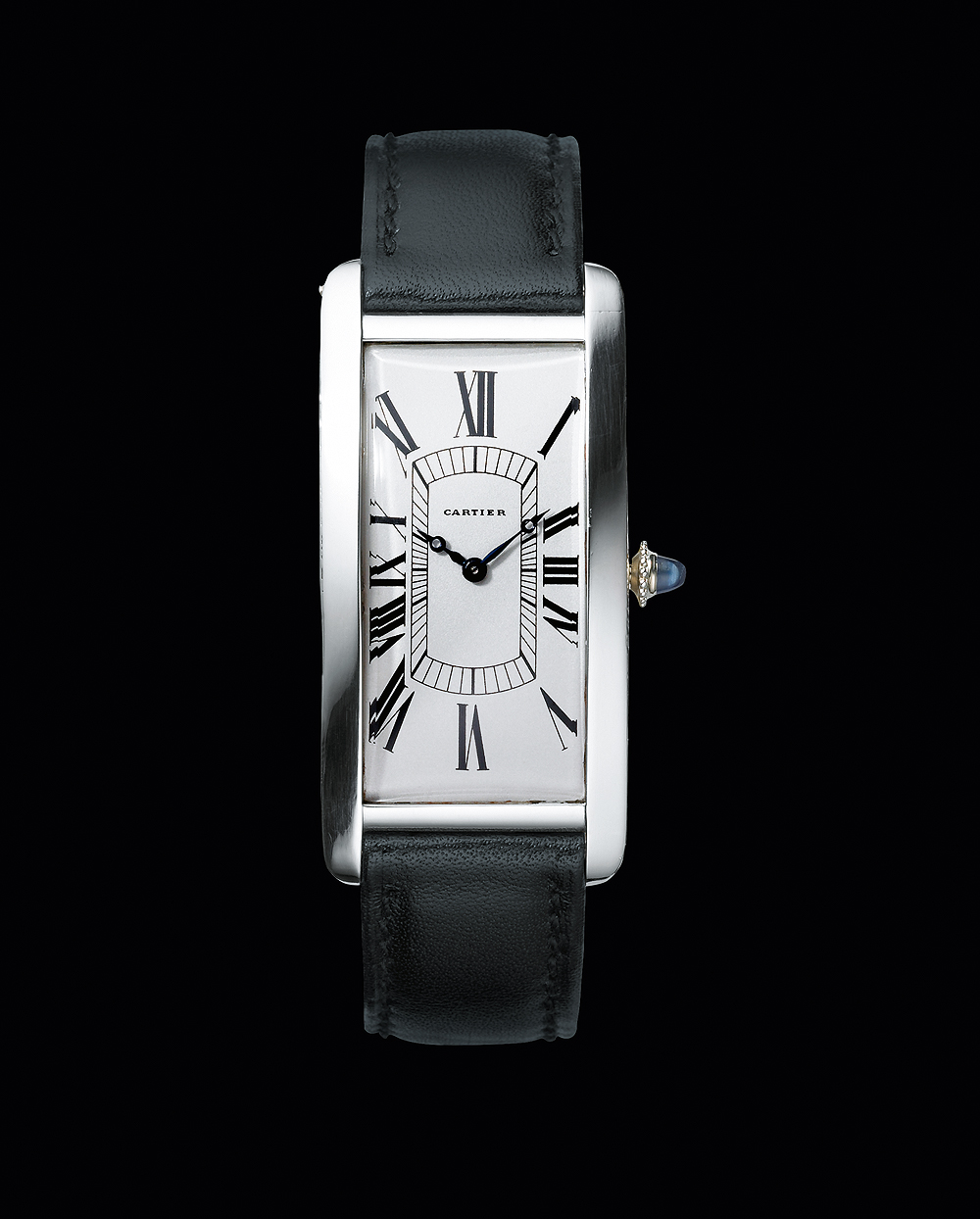 Wristwatches emerged as a genre in their own right during the Roaring ’20s, and Louis Cartier was among the trailblazers. He sketched his first Cartier Tank in 1917. The model was first produced in 1919 and it was given its elongated “cintrée” shape in 1921.