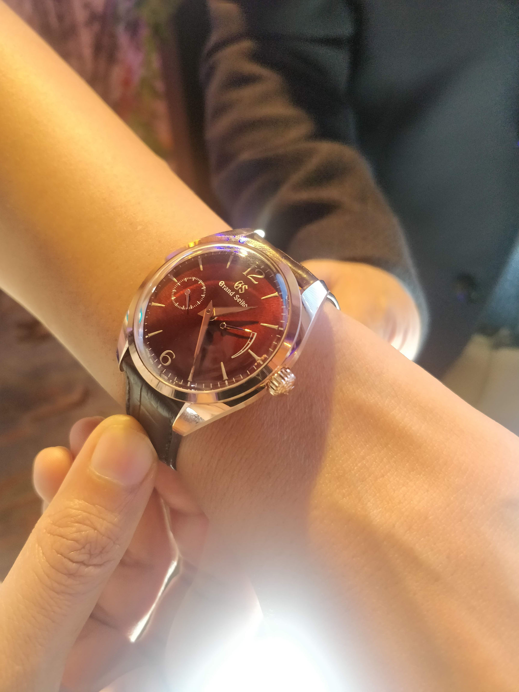 Limited edition Grand Seiko with Urushi dial