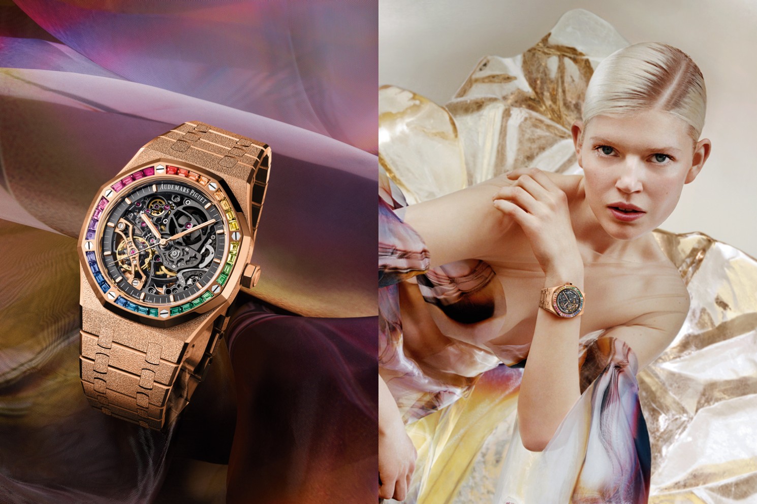 Audemars Piguet debuts four new 37mm gem-set Royal Oak Offshore watches