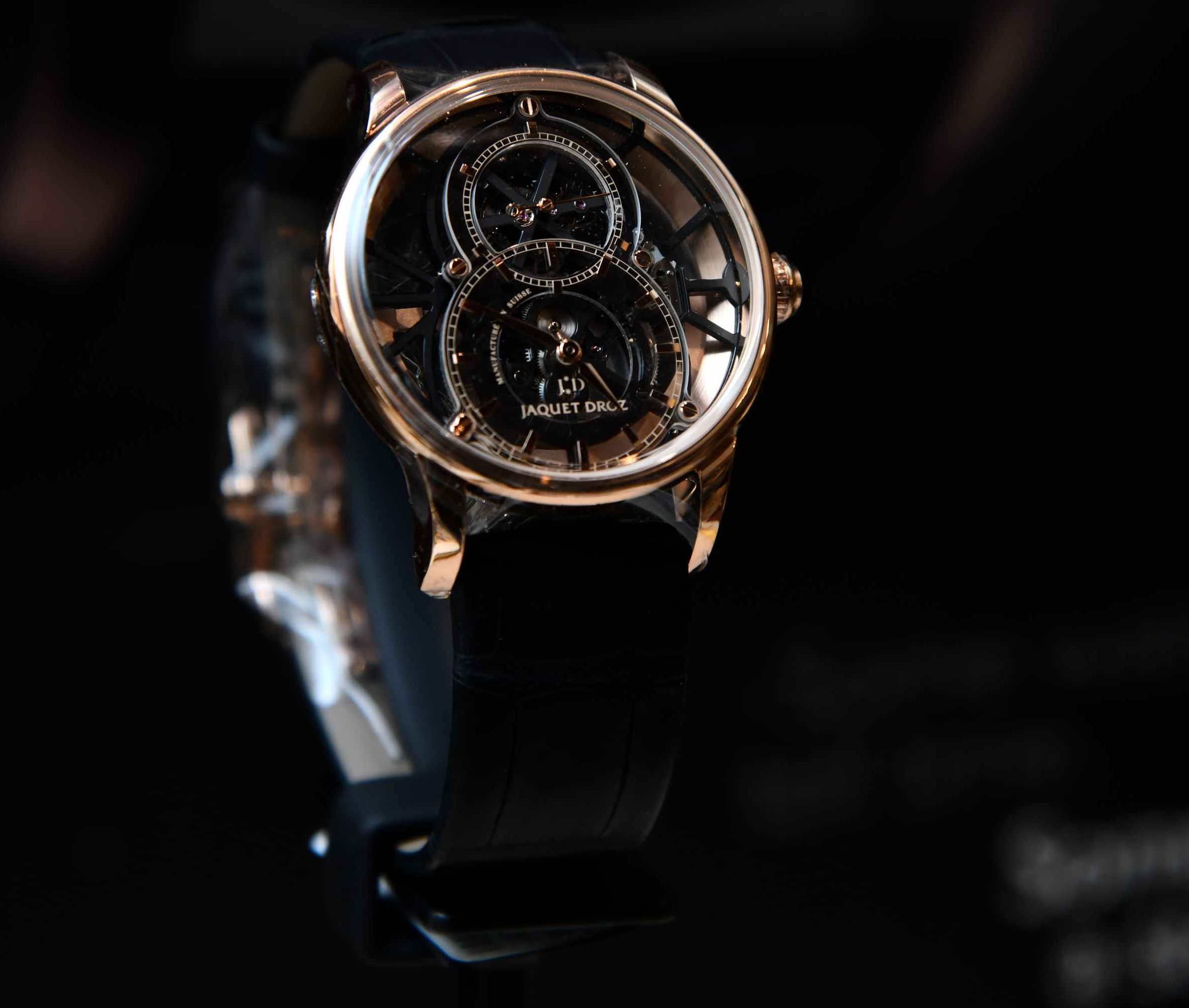 Also showcased for the first time in India, was the Grande Seconde Skelet-One Tourbillon