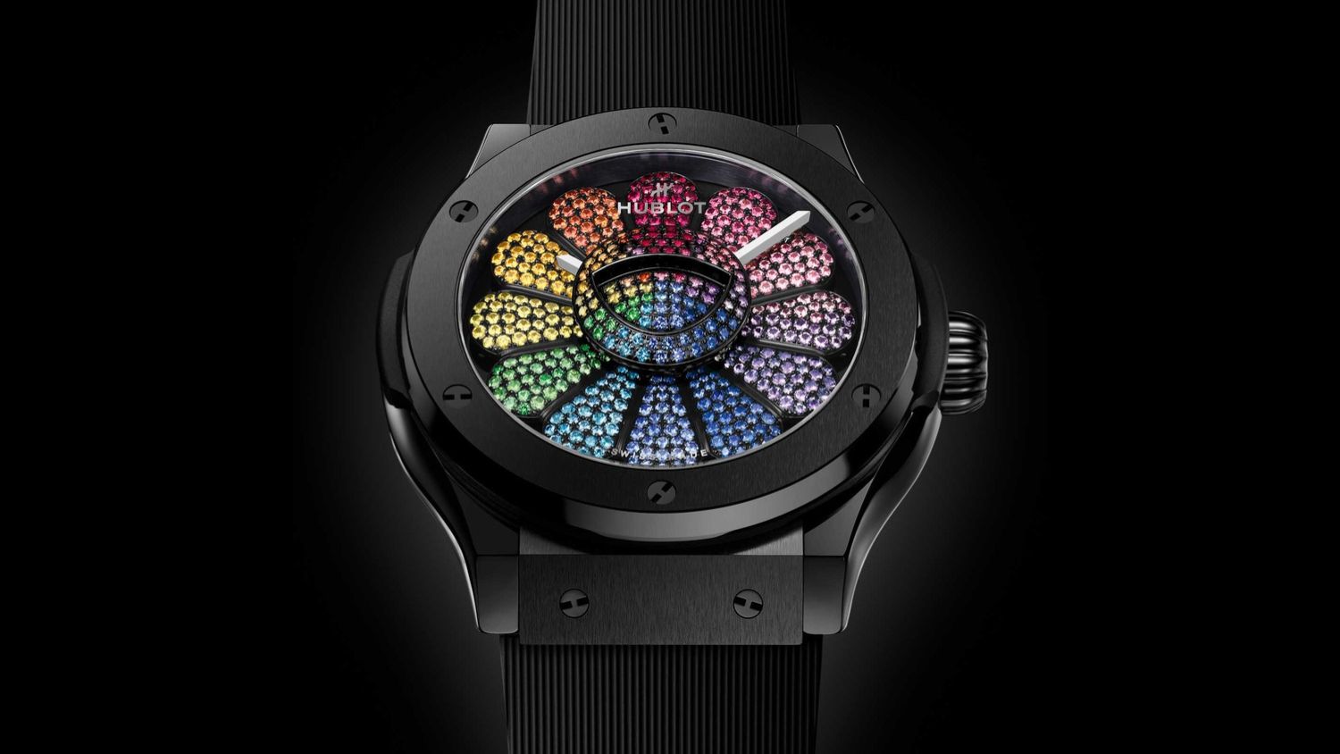 The latest Hublot x Takashi Murakami watch is a black Classic