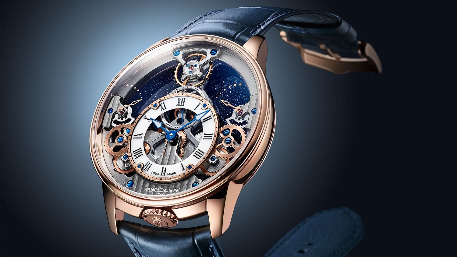 Arnold Son revisits its Time Pyramid collection in a new diameter
