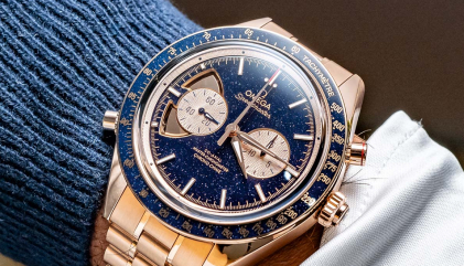 SPEEDMASTER CHRONO CHIME 45 MM, SEDNA™ GOLD ON SEDNA™ GOLD