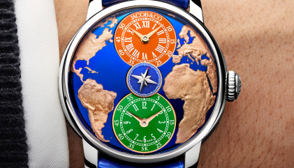 Salman Khan x Jacob & Co. The World Is Yours Dual Time Zone
