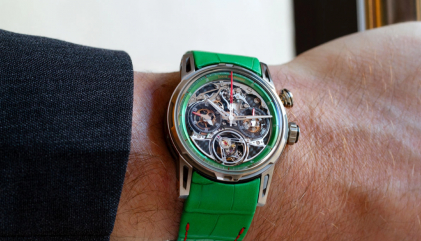 Louis Moinet Impulsion Titanium Green