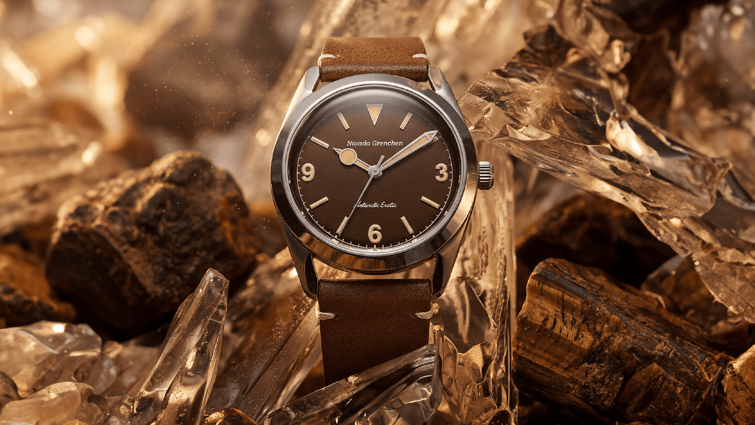 北欧AOR◆RANVEIG JOHNSEN/WATCH THAT GIRL AURORE - Modern waterproof automatic women's watch - 34 mm steel