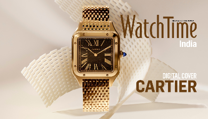 Cartier Santos Dumont watch Ref. CRWGSA0123 obsidian dial