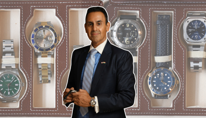 Delhi-based Ravi Sethi's personal watch collection