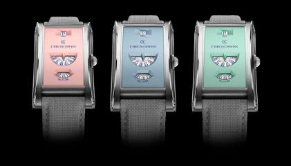 Chronoswiss coloured its Neo Digiteur in pastel