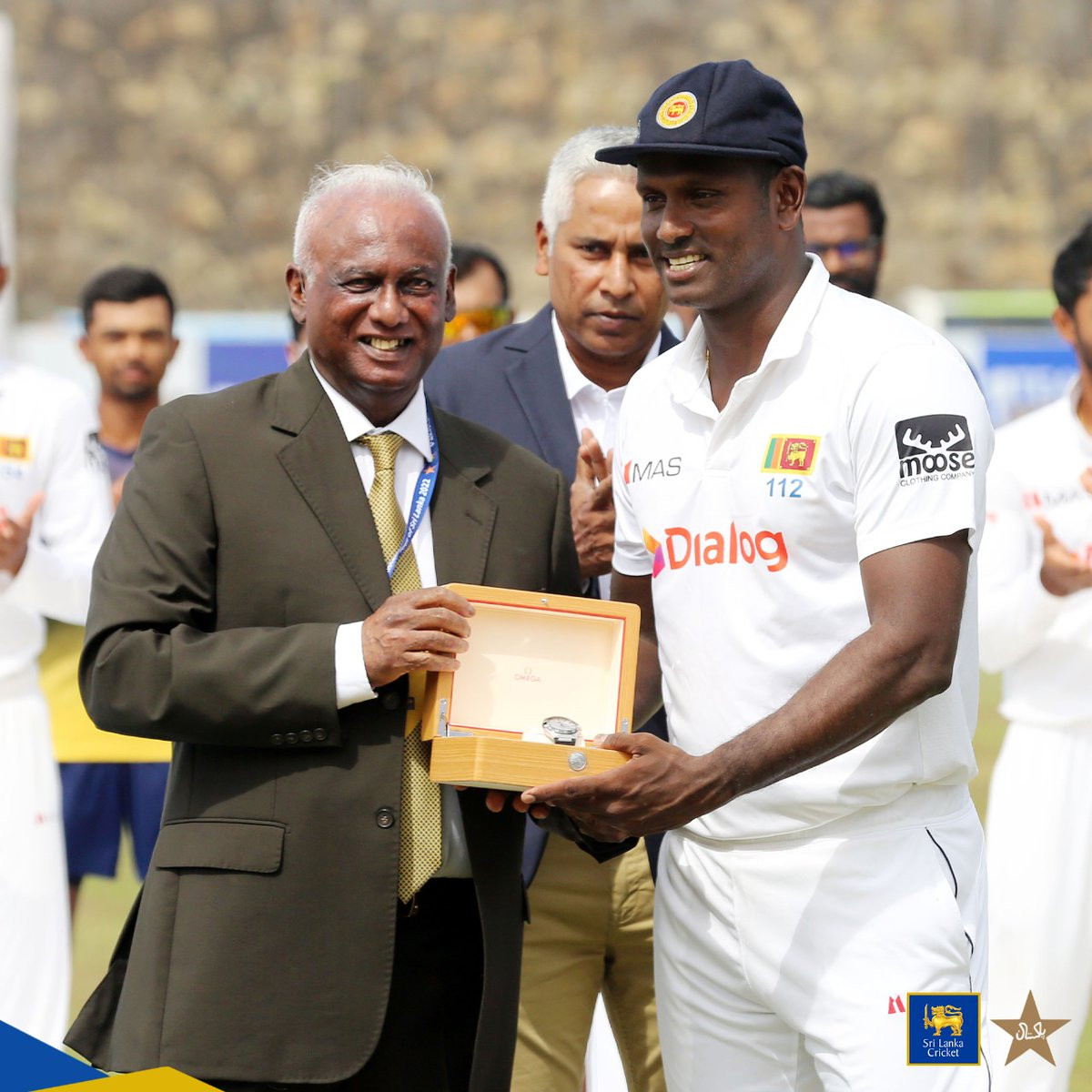 which watch did cricketer angelo mathews get on completing his 100th test match%3F content 165875186662de8b7aab1b1